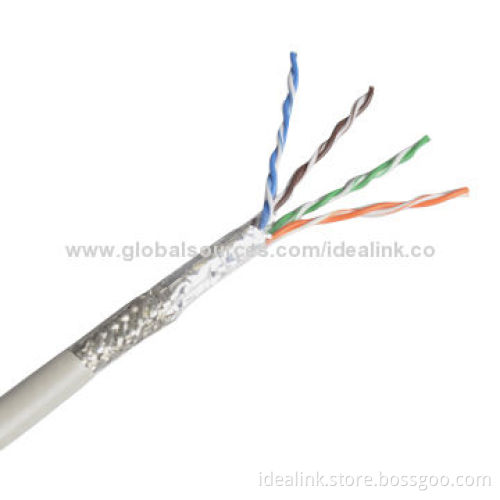 SFTP Cat5e LAN Cable, 24AWG, High-quality with CE, RoHS Marks, Passed FLUKE Test